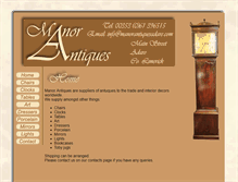 Tablet Screenshot of manorantiquesadare.com